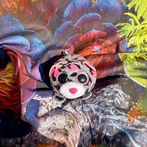 Mini TY Beanie Baby Miles Leopard Plush Toy – Collectible Soft Stuffed Animal - Picture 1 of 4